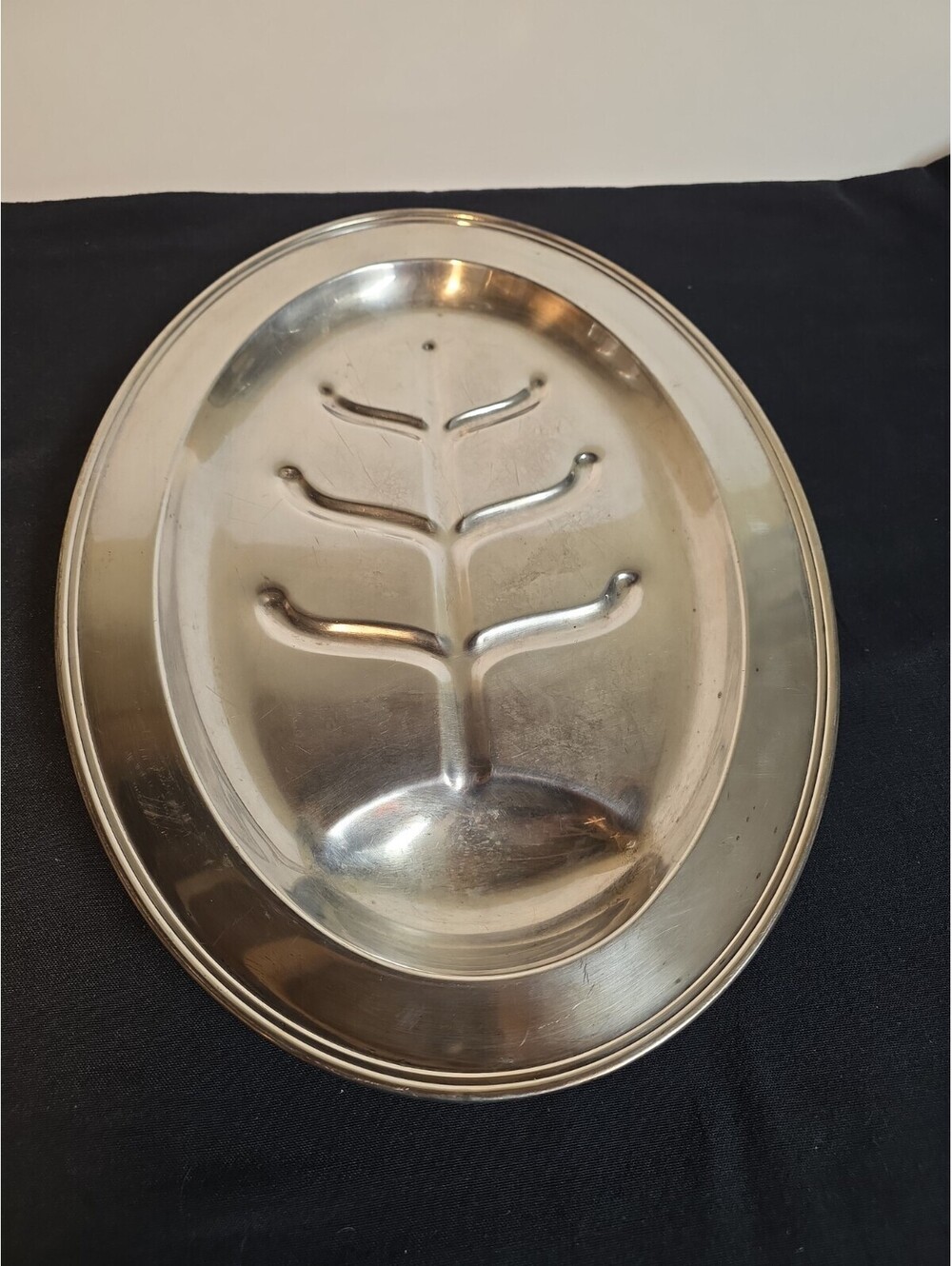 Bristol Plate Co. C01137 EPNS "Tree Of Life" Footed Meat Platter